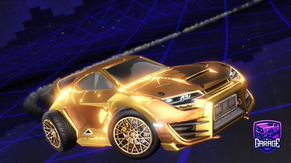 A Rocket League car design from MrMerp7