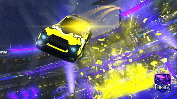 A Rocket League car design from parkourman12yt