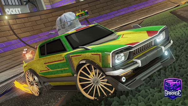 A Rocket League car design from monkeyX713