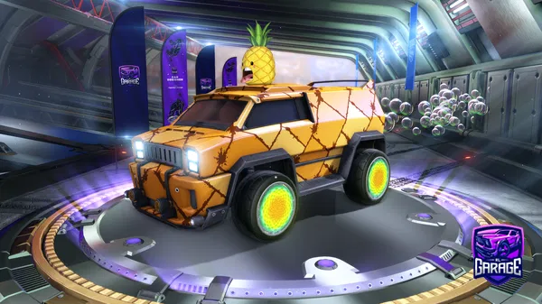 A Rocket League car design from Aqua28