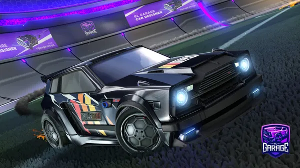 A Rocket League car design from Mallart