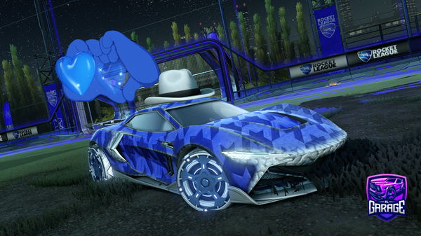 A Rocket League car design from MrRogers143