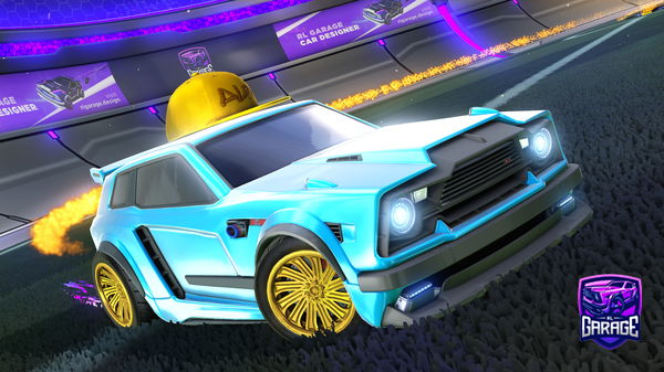 A Rocket League car design from VastAlkaja