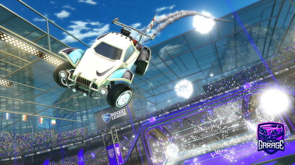 A Rocket League car design from Mogadoo11