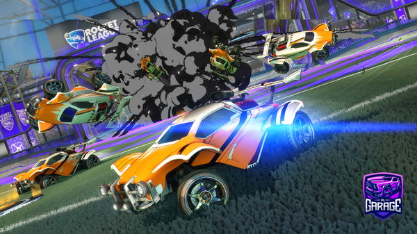 A Rocket League car design from Nitrox17
