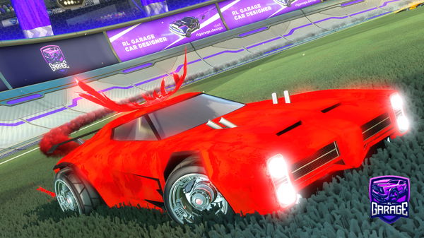 A Rocket League car design from Vokzy500