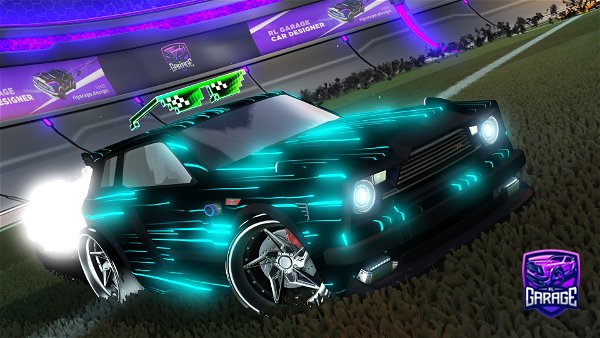 A Rocket League car design from Coldfire_Gaming