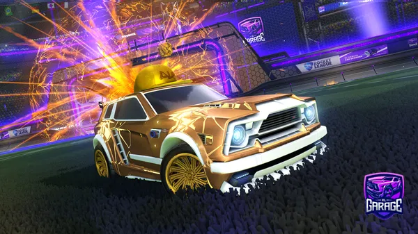 A Rocket League car design from Tomei124