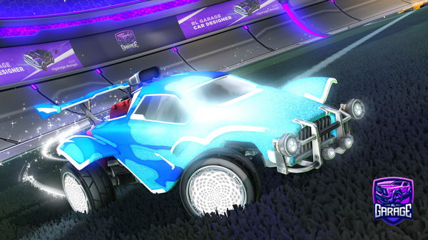 A Rocket League car design from mibble