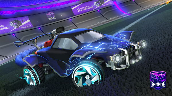 A Rocket League car design from Cosplash