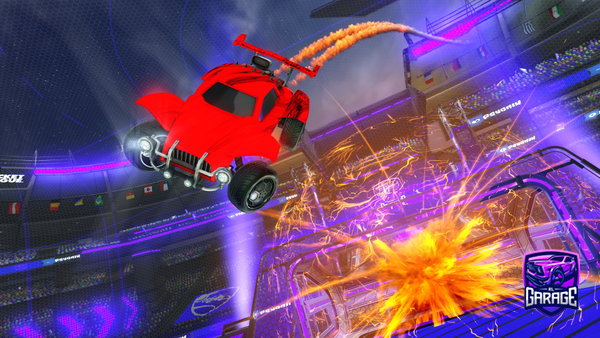 A Rocket League car design from WalmrtCart28