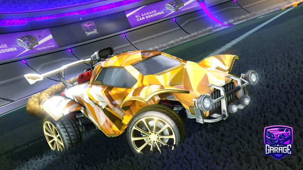 A Rocket League car design from Gabriel007zzzz