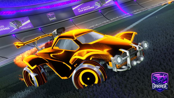 A Rocket League car design from Mysto07_