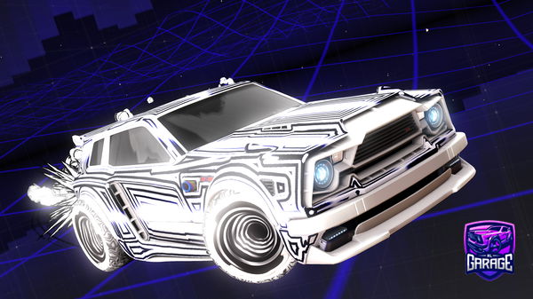 A Rocket League car design from Chicco_leo11