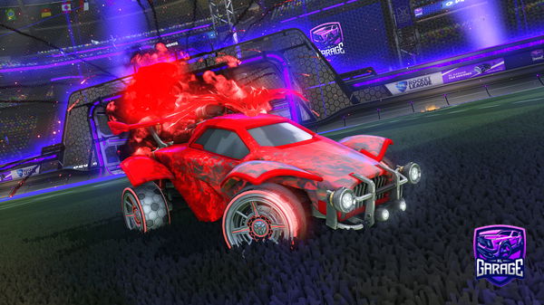 A Rocket League car design from Calvindinorex