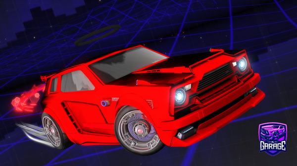 A Rocket League car design from Hyperventilation