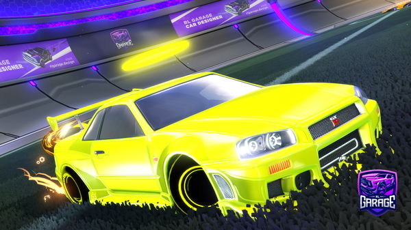 A Rocket League car design from Sh4dY_Tw1NN