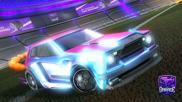 A Rocket League car design from Santiagossrl