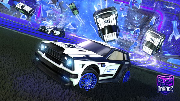 A Rocket League car design from Supergroover07