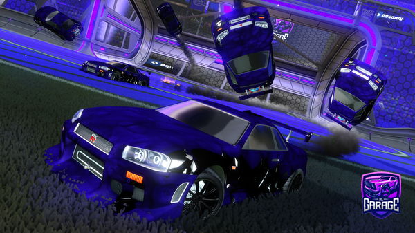 A Rocket League car design from krbksj