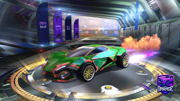 A Rocket League car design from vuji_95