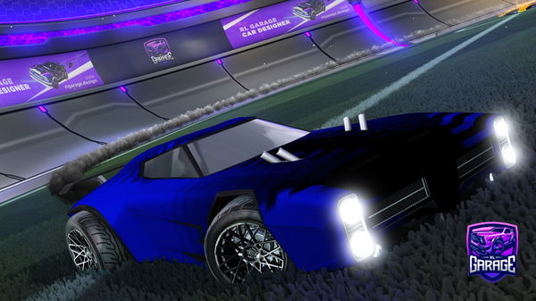 A Rocket League car design from djlightningpig2