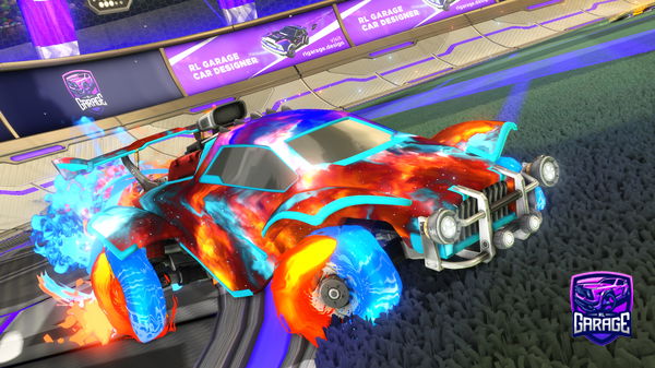 A Rocket League car design from Lennonmcd_12