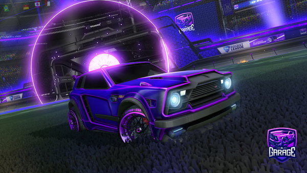 A Rocket League car design from Shadowcibille