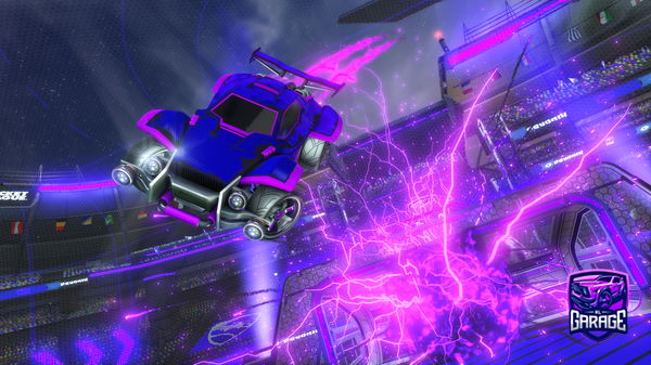 A Rocket League car design from raspberrv