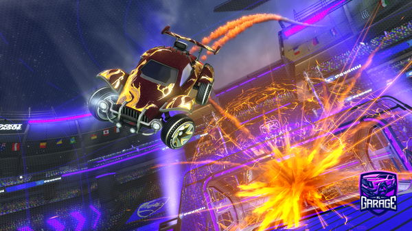 A Rocket League car design from itsjoeypuff123