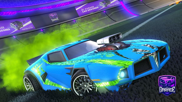 A Rocket League car design from DragohuayR