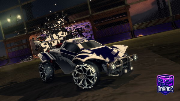 A Rocket League car design from GLucidRLWantsBigSplash