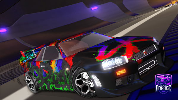 A Rocket League car design from FullWarrior