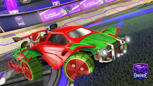 A Rocket League car design from ScarySolomon