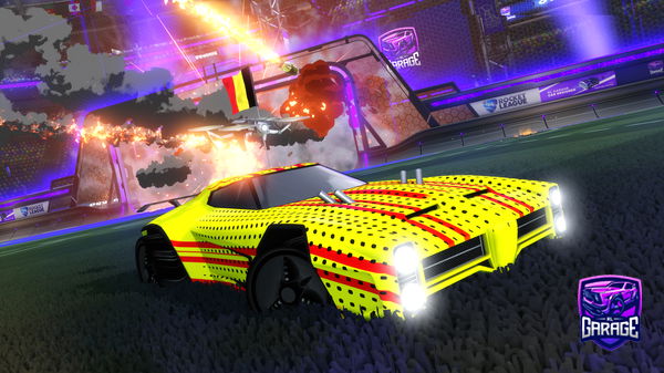 A Rocket League car design from Gregory-Bellens