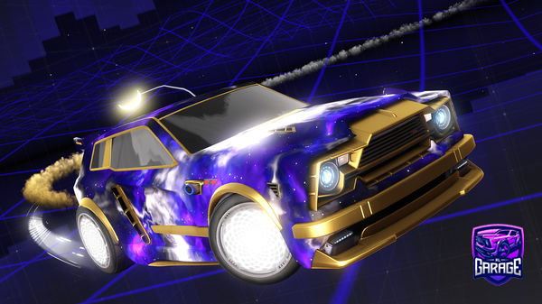 A Rocket League car design from Dudebr0