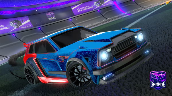 A Rocket League car design from OCE_jacky