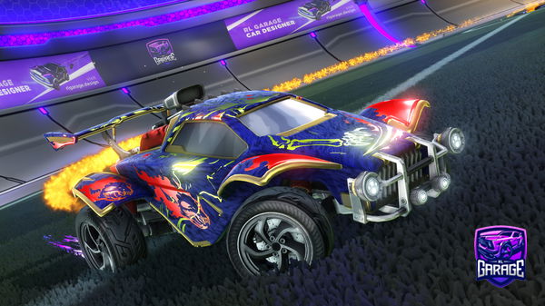 A Rocket League car design from Aresknight