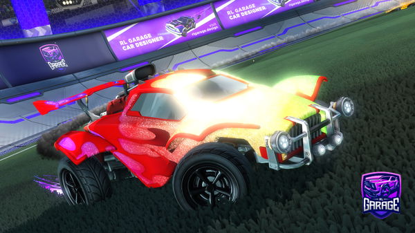 A Rocket League car design from Pupsie