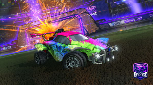 A Rocket League car design from T-rex90s_