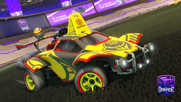 A Rocket League car design from Misha76_