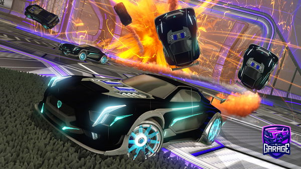 A Rocket League car design from CheeseManFunny7