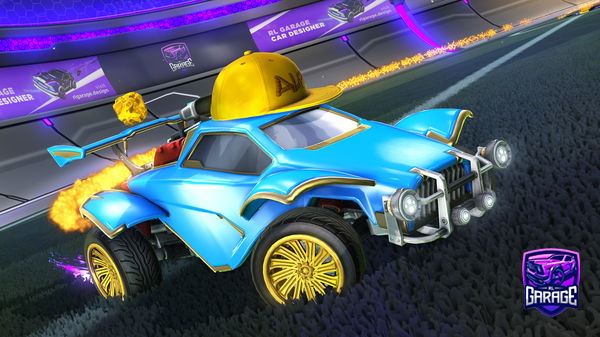 A Rocket League car design from rudinho473