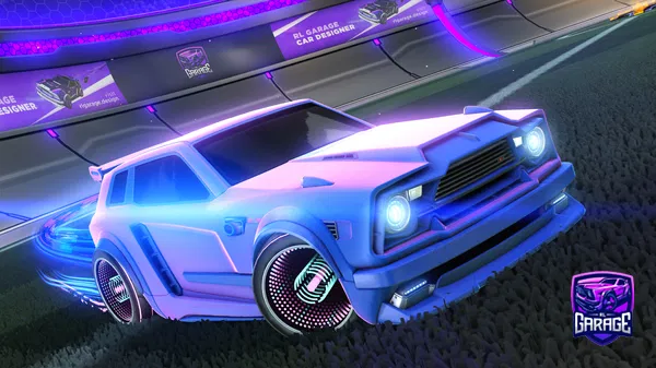 A Rocket League car design from Voxlz
