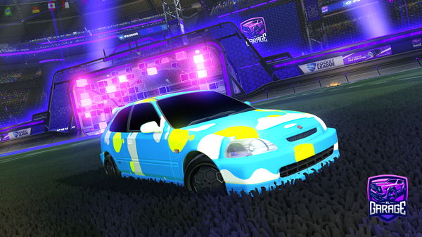 A Rocket League car design from TylrSal11