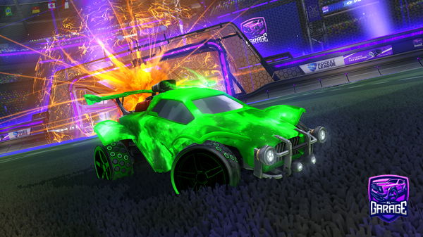 A Rocket League car design from Reewko