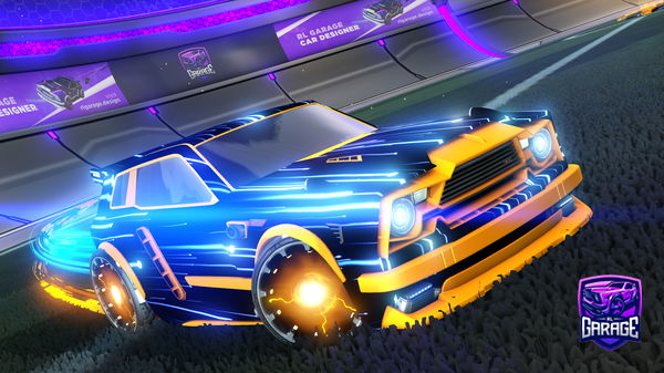 A Rocket League car design from cactusy