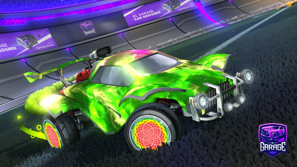 A Rocket League car design from SplishyySplash