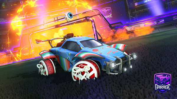 A Rocket League car design from hazardkill723