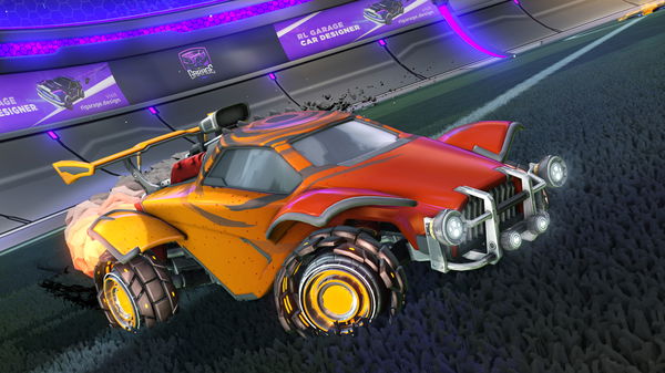 A Rocket League car design from Aimonster5